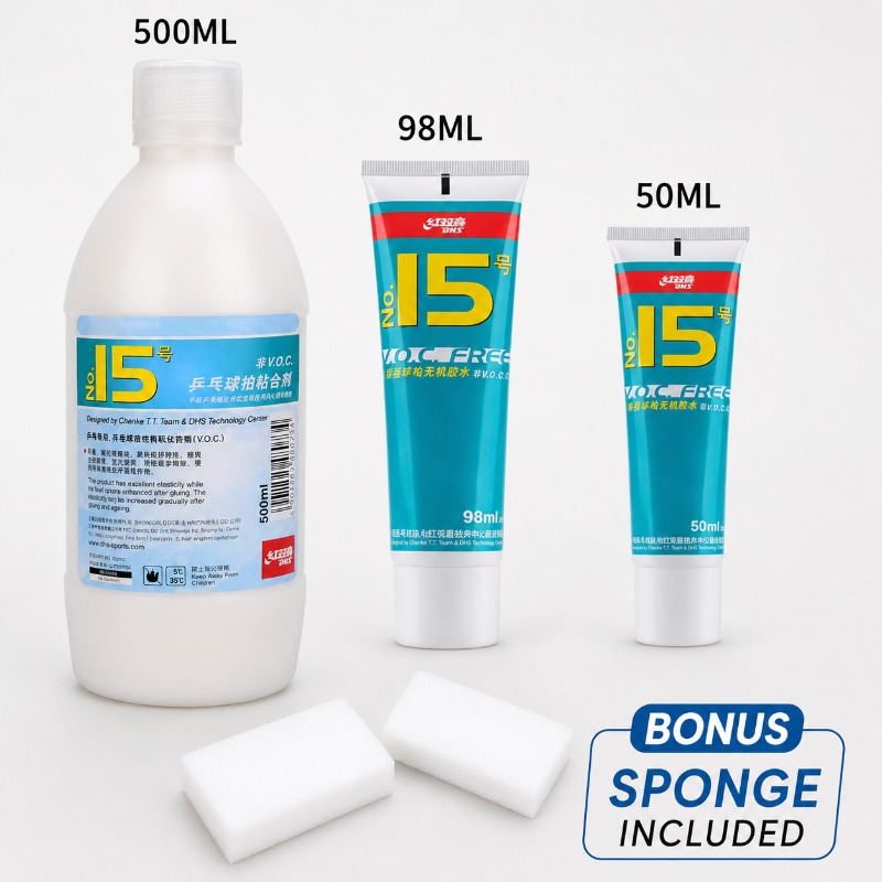 DHS No.15 VOC-Free Glue 50/98/ - đánh giá và giá Table Tennis Xiom