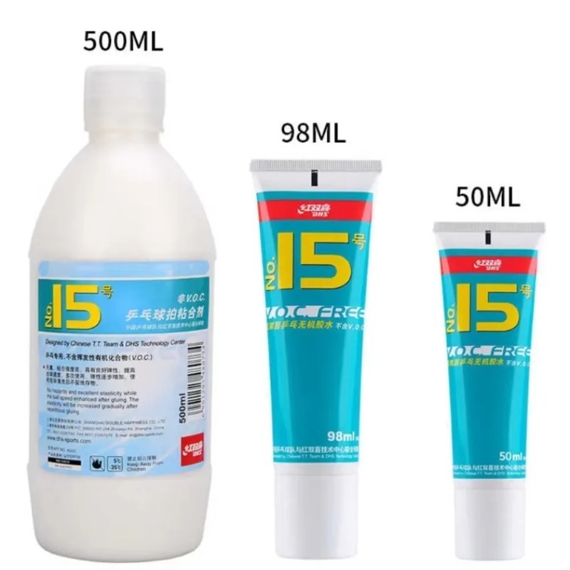 DHS No.15 VOC-Free Glue 50/98/ - đánh giá và giá Table Tennis Xiom